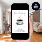 Liefde is het brouwen van Coffee Hearts Vrijgezell Kaart