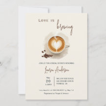 Liefde is het brouwen van Coffee Vrijgezellenfeest