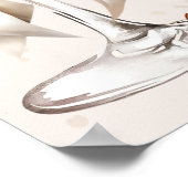 Liefde is het brouwen van elegant modern Vrijgezel Poster (Hoek)