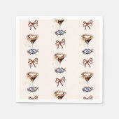 Liefde is het brouwen van Espresso Martini Bow Bri Servet (Voorkant)