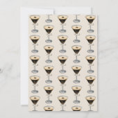 Liefde is het brouwen van Espresso Martini Bruidsb Kaart (Achterkant)