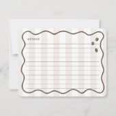 Liefde is het brouwen van Espresso Martini Recept Kaart (Achterkant)