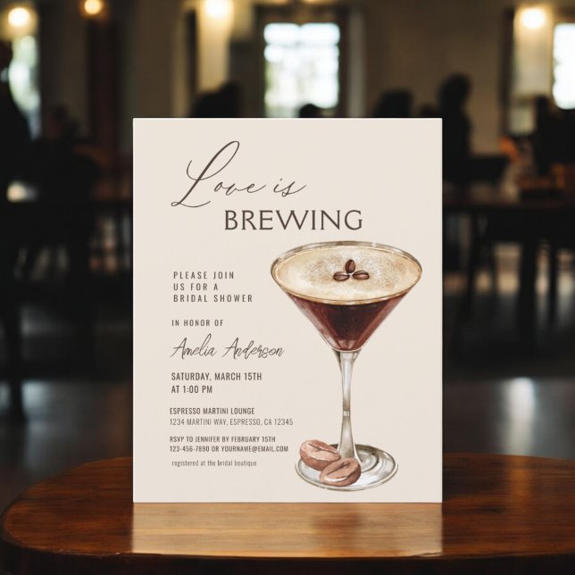 Liefde is het brouwen van Espresso Martini Vrijgez (Creator heeft geüpload)