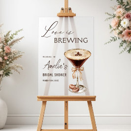 Liefde is het brouwen van Espresso Martini Vrijgez Acryl Bord