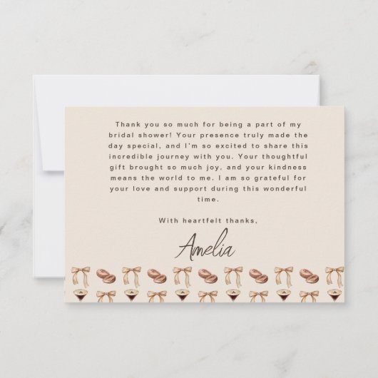 Liefde is het brouwen van Espresso Martini Vrijgez Bedankkaart (Achterkant)