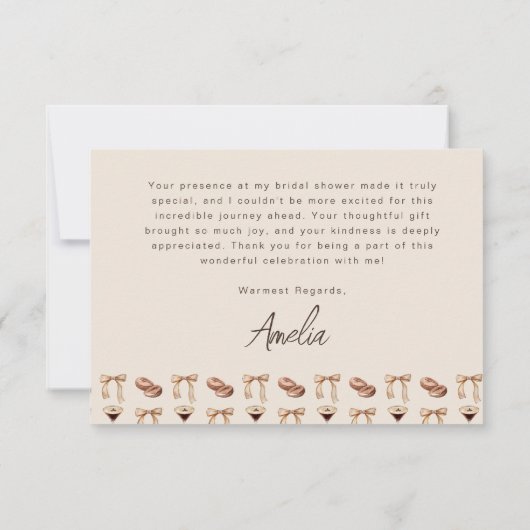 Liefde is het brouwen van Espresso Martini Vrijgez Bedankkaart (Achterkant)