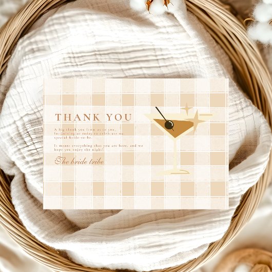 Liefde is het brouwen van Espresso Martini Vrijgez Bedankkaart