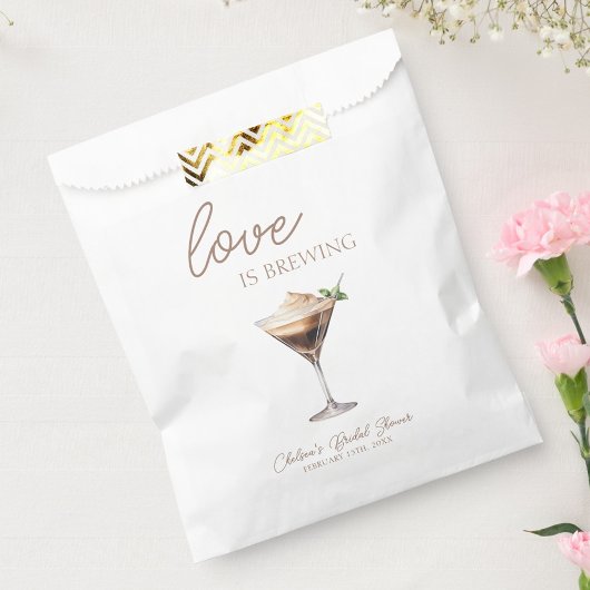 Liefde is het brouwen van Espresso Martini Vrijgez Bedankzakje