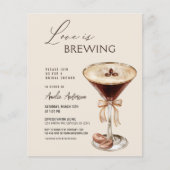 Liefde is het brouwen van Espresso Martini Vrijgez Flyer (Voorkant)