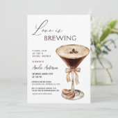 Liefde is het brouwen van Espresso Martini Vrijgez Kaart (Staand voorkant)