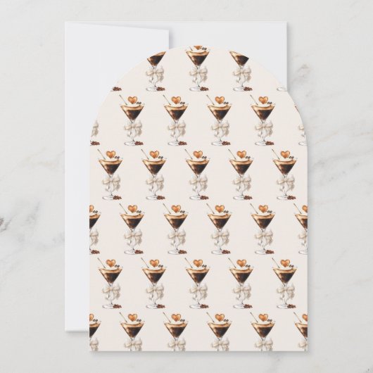 Liefde is het brouwen van Espresso Martini Vrijgez Kaart (Achterkant)