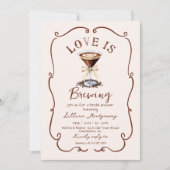 Liefde is het brouwen van Espresso Martini Vrijgez Kaart (Voorkant)