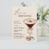 Liefde is het brouwen van Espresso Martini Vrijgez Kaart (Staand voorkant)