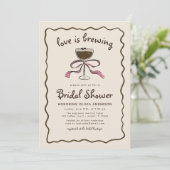 Liefde is het brouwen van Espresso Martini Vrijgez Kaart (Staand voorkant)