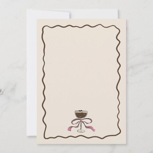 Liefde is het brouwen van Espresso Martini Vrijgez Kaart (Achterkant)