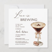 Liefde is het brouwen van Espresso Martini Vrijgez Kaart (Voorkant)