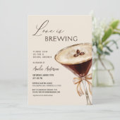 Liefde is het brouwen van Espresso Martini Vrijgez Kaart (Staand voorkant)