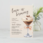 Liefde is het brouwen van Espresso Martini Vrijgez Kaart (Staand voorkant)