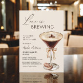 Liefde is het brouwen van Espresso Martini Vrijgez Kaart