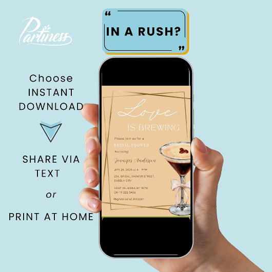 Liefde is het brouwen van Espresso Martini Vrijgez Kaart