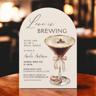 Liefde is het brouwen van Espresso Martini Vrijgez Kaart