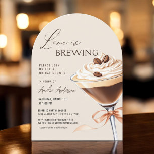 Liefde is het brouwen van Espresso Martini Vrijgez Kaart