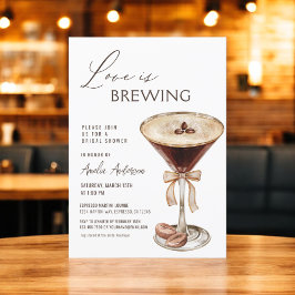 Liefde is het brouwen van Espresso Martini Vrijgez Kaart