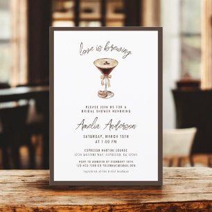Liefde is het brouwen van Espresso Martini Vrijgez Kaart