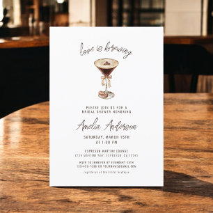 Liefde is het brouwen van Espresso Martini Vrijgez Kaart