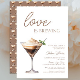 Liefde is het brouwen van Espresso Martini Vrijgez Kaart