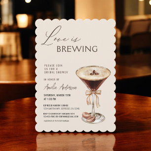 Liefde is het brouwen van Espresso Martini Vrijgez Kaart