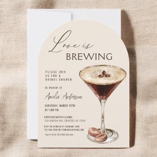 Liefde is het brouwen van Espresso Martini Vrijgez Kaart