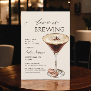 Liefde is het brouwen van Espresso Martini Vrijgez Kaart
