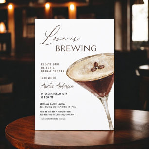 Liefde is het brouwen van Espresso Martini Vrijgez Kaart