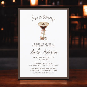 Liefde is het brouwen van Espresso Martini Vrijgez Kaart