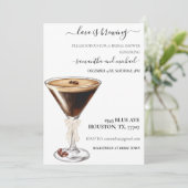 Liefde is het brouwen van Espresso Martini Vrijgez Kaart (Staand voorkant)