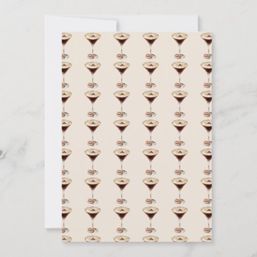 Liefde is het brouwen van Espresso Martini Vrijgez Kaart (Achterkant)