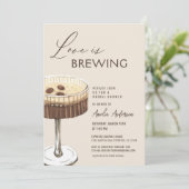 Liefde is het brouwen van Espresso Martini Vrijgez Kaart (Staand voorkant)