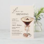 Liefde is het brouwen van Espresso Martini Vrijgez Kaart (Staand voorkant)