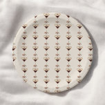 Liefde is het brouwen van Espresso Martini Vrijgez Papieren Bordje<br><div class="desc">Vier de bruid-to-be met een chique "Love is Brewing" espresso martini vrijgezellenfeest borden.</div>