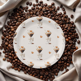 Liefde is het brouwen van Espresso Martini Vrijgez Papieren Bordje