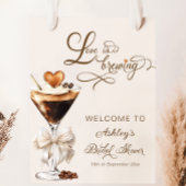 Liefde is het brouwen van Espresso Martini Vrijgez Poster