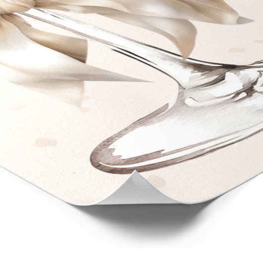 Liefde is het brouwen van Espresso Martini Vrijgez Poster (Hoek)