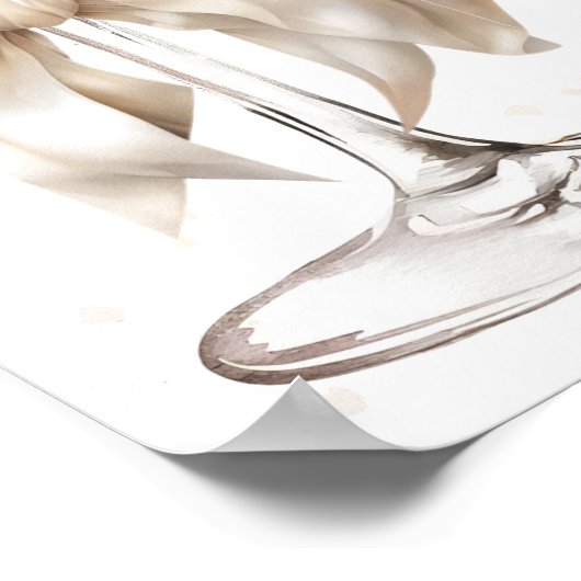 Liefde is het brouwen van Espresso Martini Vrijgez Poster (Hoek)