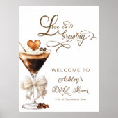 Liefde is het brouwen van Espresso Martini Vrijgez Poster (Voorkant)