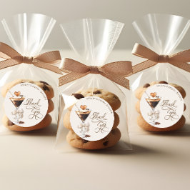 Liefde is het brouwen van Espresso Martini Vrijgez Ronde Sticker