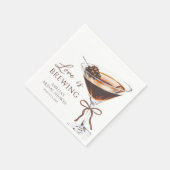 Liefde is het brouwen van Espresso Martini Vrijgez Servet (Hoek)