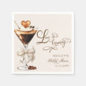 Liefde is het brouwen van Espresso Martini Vrijgez Servet (Voorkant)