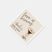 Liefde is het brouwen van Espresso Martini Vrijgez Servet (Hoek)