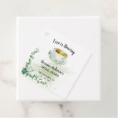 Liefde is het brouwen van Eucalytpus Tea Vrijgezel Bedankjes Labels (In situ)